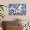 Zwaan - Kunst - Delfts blauw - Schilderij - Oude meesters canvas 2cm klein -sfeer1