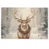 Kerst - Rendier - Winter - Krans Deurmat klein -zkaufland3d