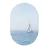 Horizon - Zeilboot - Zee Wandcirkel Ovaal Forex klein -3d