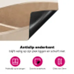 Abstract - Golven - Modern - Beige Inductie beschermer vinyl 3mm klein -wsfeer4_website