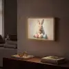 Paashaas - Pastel - Eieren Light Box met batterij (Wandlamp) middel -sfeer1