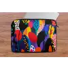 Bloemen - Bladeren - Abstract - Rood laptophoes neopreen klein -tafel