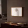 Minimalistisch - Cirkel - Lichtgrijs Light Box met batterij (Wandlamp) middel -sfeer1