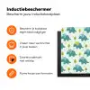 Triceratop - Blauw - Stippen - Boompjes Inductie beschermer vinyl 3mm klein -zzzzzzz-td-ups
