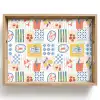 Illustratie - Patroon - Grafisch - Kleur Dienblad Rechthoek middel 911 -z3d_shopping