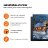 Kerstwonder - Winteravond - Kleurrijk Inductie beschermer vinyl 3mm klein -zzzzzzz-td-ups