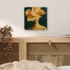 Vrouw - Hoed - Geel plexiglas 5mm klein -sfeer4