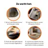 Beer - Minimalistisch - Bruin Inductie beschermer vinyl 3mm klein -zzzzzzz-td-werking