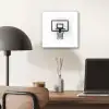 Basketbalbord - Minimalistisch - Zwart aluminium wit klein -sfeer5