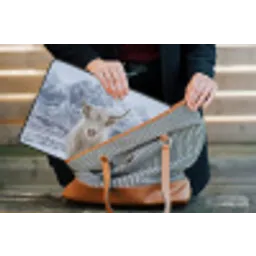Schotse Hooglander - Sneeuw - Bergen - Winter laptophoes neopreen klein -tas
