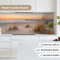 Pier - Zonsondergang - Strand keuken achterwand 2 middel -sfeer4_DE