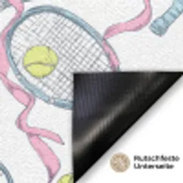 Tennis - Strikken - Kleurrijk Deurmat klein 898 -antislip_DE