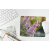 Sierlijke - Vlinder - Paarse - Bloemen muismat rubber klein -witbureau
