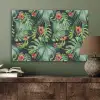 Bladeren - Bloemen - Jungle - Tropisch PET vilt middel -sfeer2