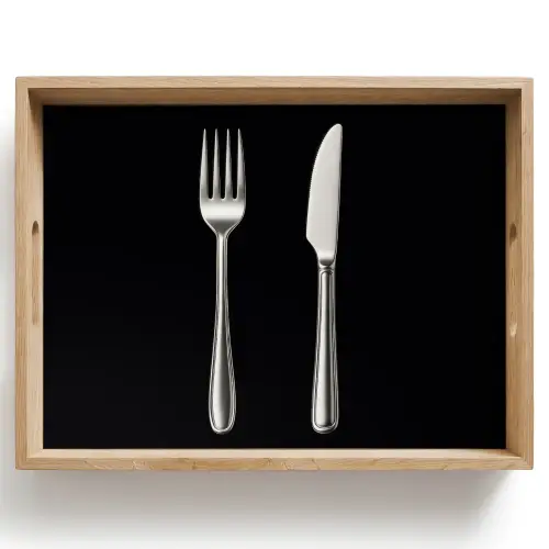 Bestek - Klassiek - Elegant Dienblad Rechthoek middel -z3d_shopping
