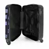 Blauwe blokken op donkerblauwe achtergrond NBS - Handbagage koffer - Kinderen Unisex middel -binnenkant
