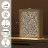 Giraf - Zebra - Motief - Bruin Light Box met kabel (Tafellamp) klein 925 -USP_NL