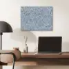 Abstract - Blauw - Bladeren PET vilt klein -sfeer5