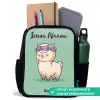 Kawai - Alpaca - Groen Rugzak - Zwart middel -inhoud_NL