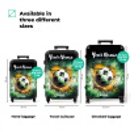 Voetbal on fire NBS - Handbagage koffer - Kinderen Unisex middel zzzzzzVergelijking_3EN