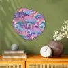 Regenbogen - Bloemen - Kleurrijk - Wolken Wandcirkel Organisch Forex 3mm klein -sfeer2