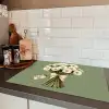 Lint - Boeket - Groen - Quote Inductie beschermer vinyl 3mm klein -sfeer3