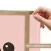 Varken - Roze - Minimalistisch Light Box met batterij (Wandlamp kind) middel -USP_websiteprintNL