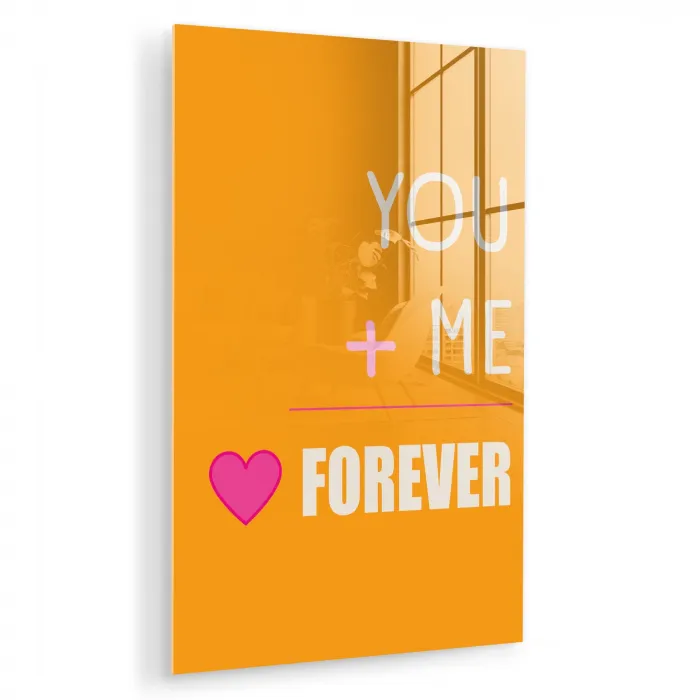 Oranje - Love - Valentijn plexiglas 5mm klein -zzzproduct_nieuw