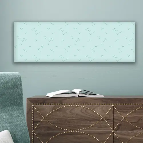 Meeuwen - Mint - Patroon canvas 2cm klein 828 -sfeer4