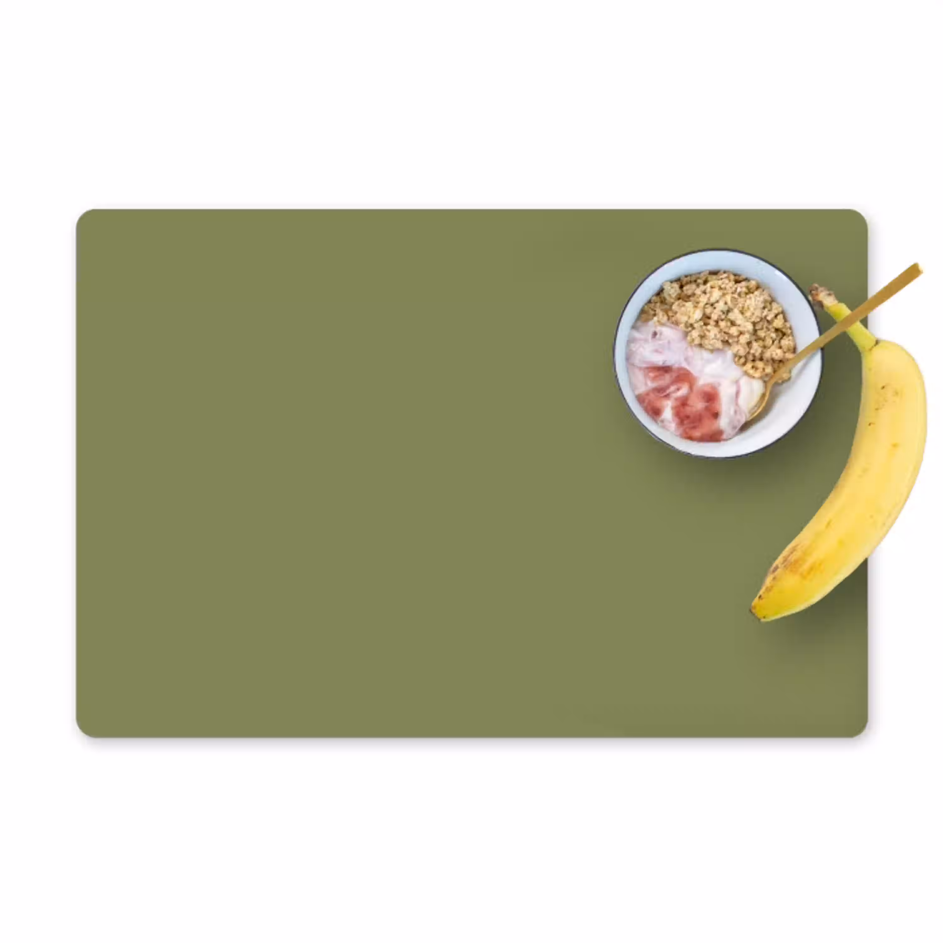 Herbal - Matcha - Groen Placemat vinyl groot 368 -zzzproduct_Kitchenyeah-website