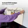Spaghetti - tomatensaus - Parmezaanse kaas Inductie beschemer met haakjes klein -ky-ophangen-nl