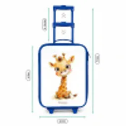 Baby giraffe Kinderkoffer - Blauw klein -productfoto_formaten