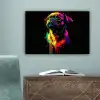 Puck - Hond - Verf - Kleuren canvas 2cm klein -sfeer4