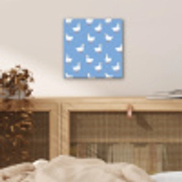 Ganzen - Elegant - Blauw aluminium wit klein 46 -sfeer3