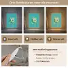 Voetbal - Abstract - Verfspatten - Groen Light Box met kabel klein -USP_lichtkleurNL