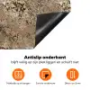 Beige - Graniet - Ruw Inductie beschermer vinyl 3mm klein 276 -zzzzzzz-td-onderkant