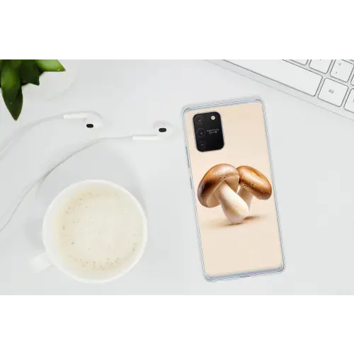 Champignons - Zacht - Beige Telefoonhoesje Samsung Galaxy S10 Lite klein -oordopS10Lite