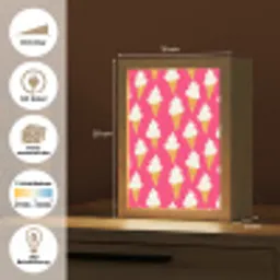Softijs - Horentje - Roze Light Box met kabel (Tafellamp) klein 925 -USP_websiteoverzichtDE