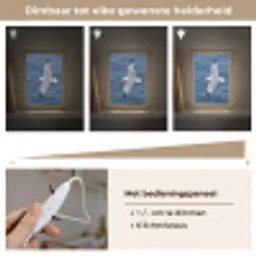 Zeemeeuw - Oceaan - Blauw Light Box met kabel (Kinderlampje) klein -USP_dimbaarNL