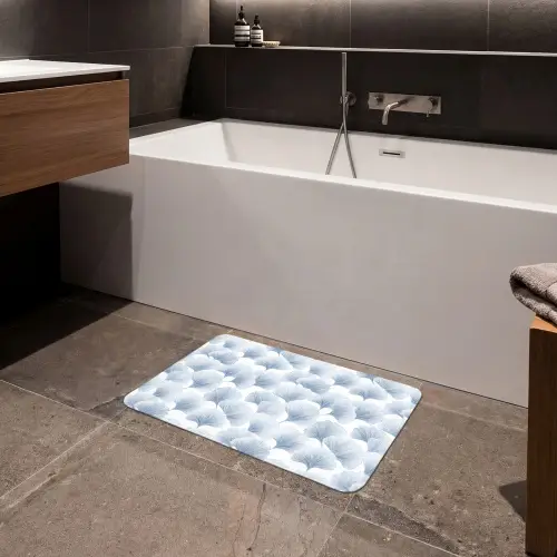 Waaier - Modern - Blauw Badmat klein 997 -sfeer3