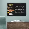 Ik gooi dingen in de pan en duim - Keuken - Quotes - Spreuken - Humor canvas 2cm klein -sfeer4