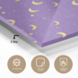 Manen - Sterren - Paars plexiglas 5mm klein 11 -sfeer2