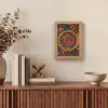 Mandala - Cirkels - Patronen Light Box met kabel (Tafellamp) klein -sfeer2