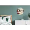 Kerstsfeer - Landelijk - Rood Wandcirkel aluminium klein -slaapkamer