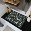 Botanisch - Bloemen - Blauw Inductie beschemer met haakjes klein 777 -sfeer1