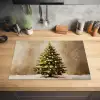 Kerst - Sfeer - Groen Inductie beschermer vinyl 3mm klein -sfeer5