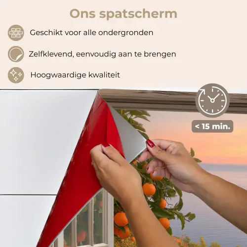 Doorkijk - Uitzicht - Meer - Landschap keuken achterwand spatscherm klein -spatscherm_NL
