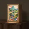 Zonlicht - Heuvels - Wolkenlucht Light Box met kabel (Tafellamp) klein -z3d_website