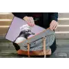 Pinguïn - Koksmuts - Lief - Paars laptophoes neopreen klein -tas
