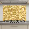Zebra - Klassiek - Oker - Geel keuken achterwand spatscherm klein 900 -3d_website
